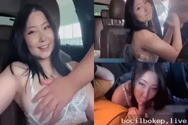 Cewek Seksi Goda Cowok Asing Ngentot Liar di Mobil