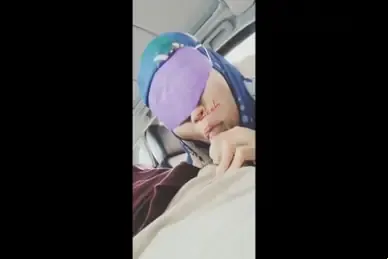Jilbab Biru BJ di Mobil Terekam Viral Skandal Lumer